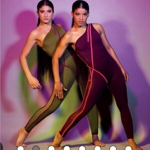 2 Die 4 dance costumes by 10th House Petite Adult Unitard